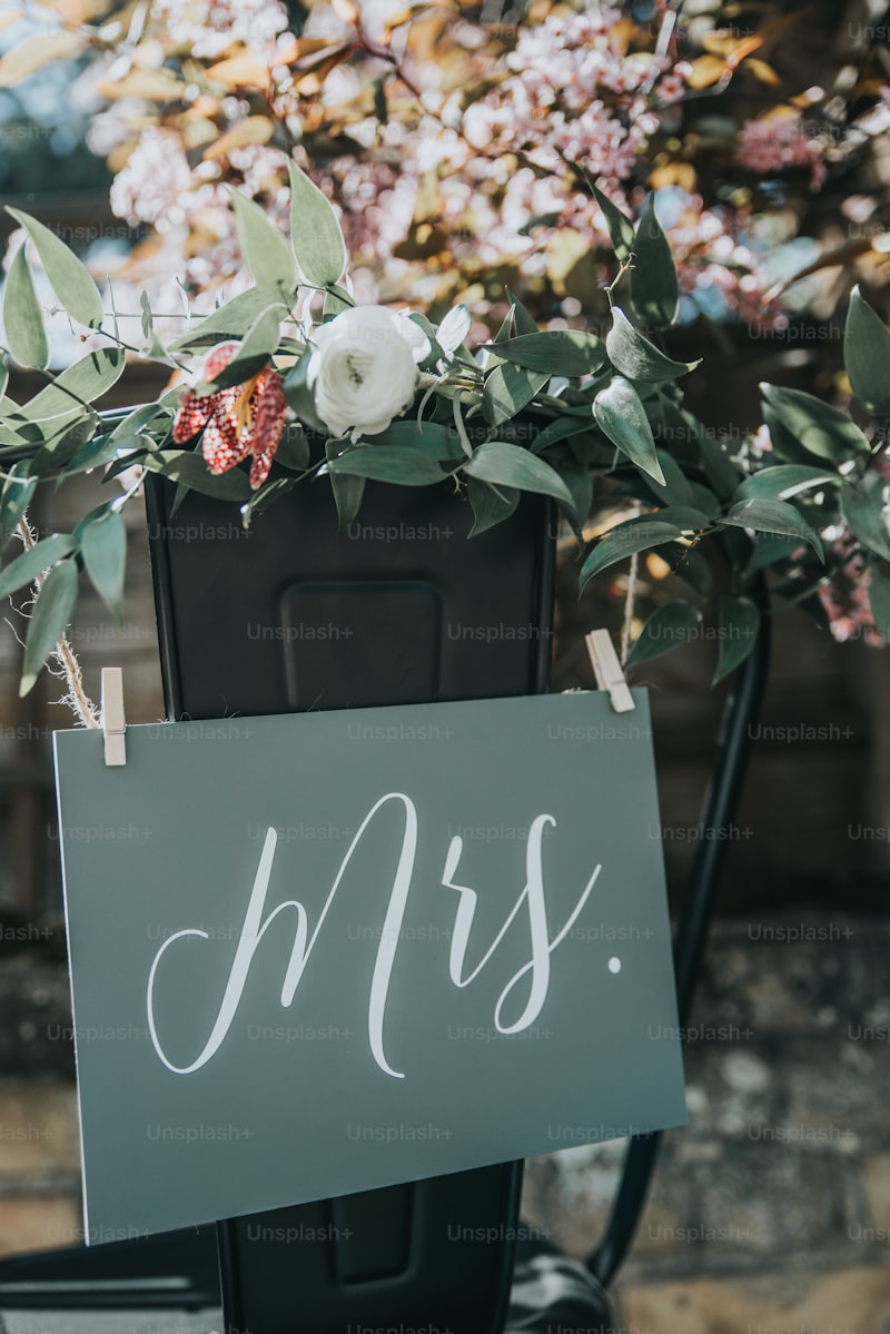 Creating Lasting Memories: A Guide to Wedding Name Signs