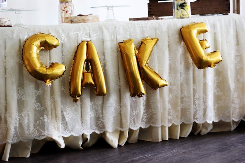 Elegant Table Numbers for Your Gold-Themed Wedding