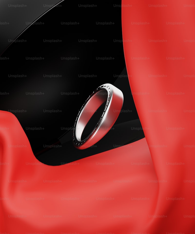 Stylish Elegance: Discover the Allure of Black and Red Men's Wedding Bands